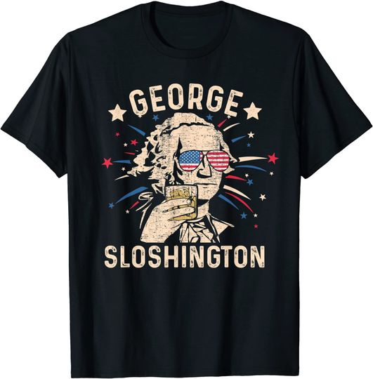 George Sloshington Vintage USA T Shirt