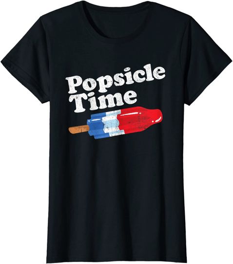 Summer Popsicle Time Funny Bomb Retro 80s Pop Vacation Gift Hoodie