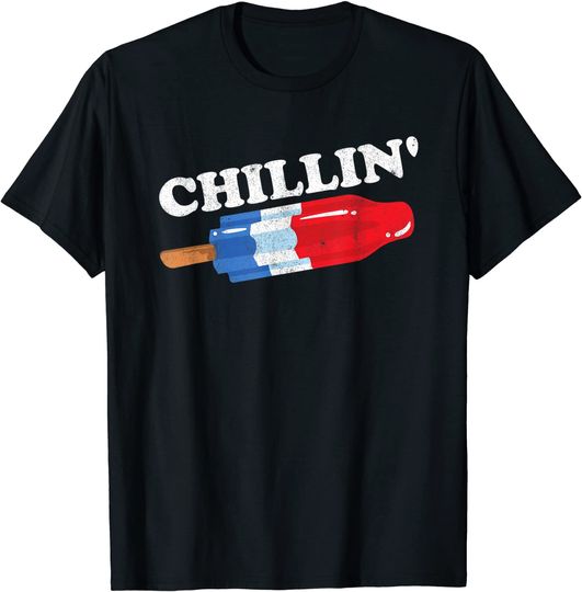 Summer Popsicle Chillin Funny Bomb Retro 80s Pop Gift T-Shirt