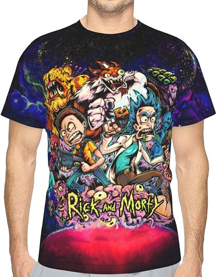 Rick and Mort Mens Short T Shirts