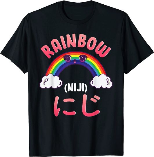 Kawaii Japanese Anime Rainbow Niji T-Shirt