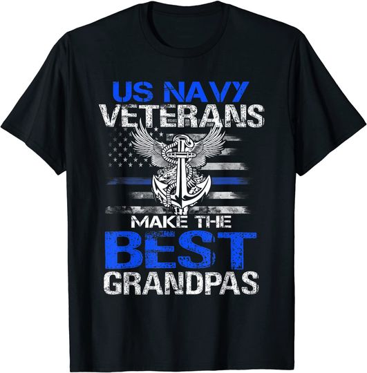 US Navy Veterans Make the Best Grandpas T Shirt
