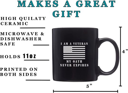 Veteran My Oath Never Expires Mug