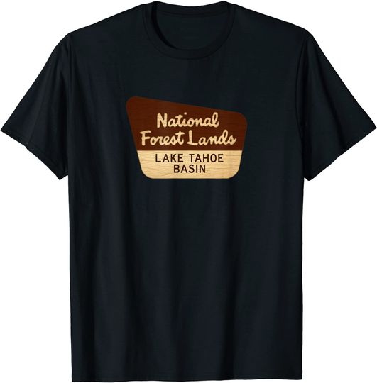 US National Forest Lands California Souvenir T Shirt