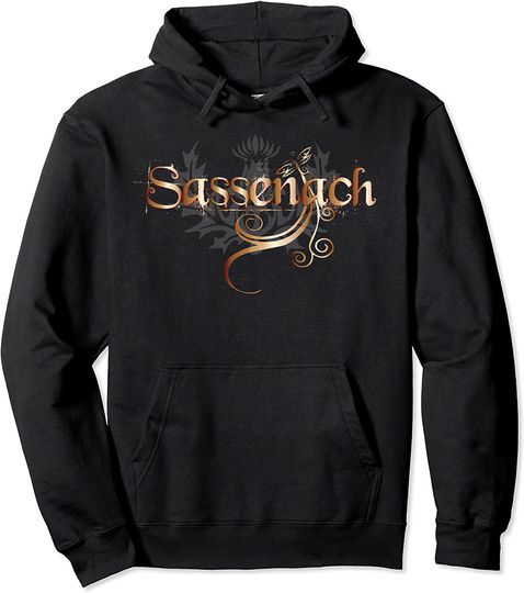 Sassenach Dragonfly Outlander | Copper Color Scottish Gift Pullover Hoodie