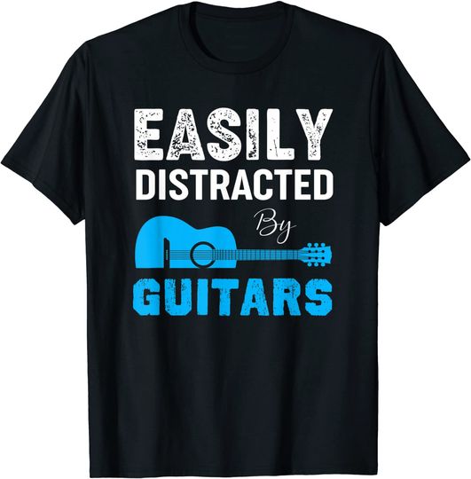 Easily Distracted By Guitars T-Shirt