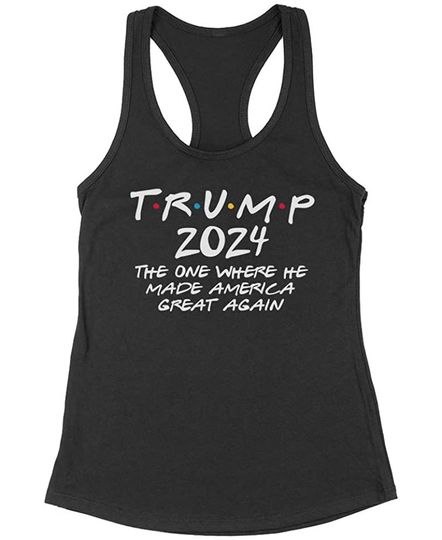 Trump Snowflake Friends Election Rally Tank Top