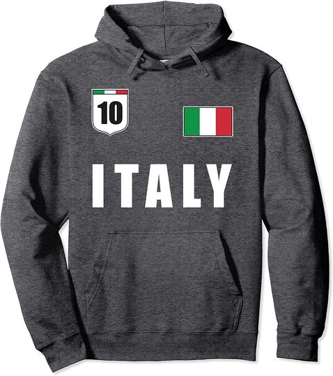 Italy Jersey Flag Soccer Hoodie