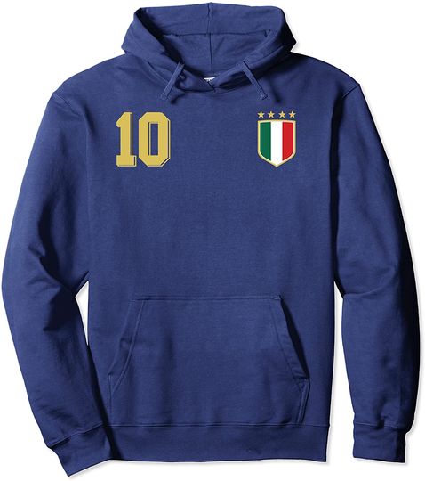Italy Soccer Jersey Retro Hoodie