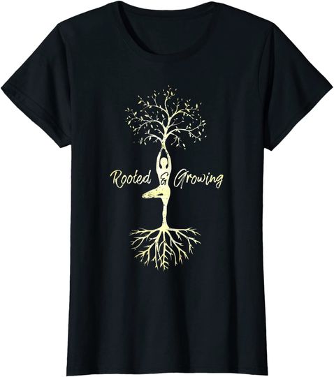 Yoga Saying Womens Yoga Tree Of Life T Shirt