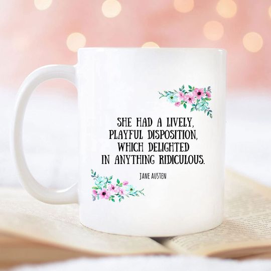 Jane Austen Quote Mug