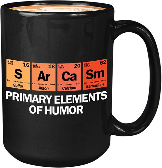 Primary elements of humor Science Mug