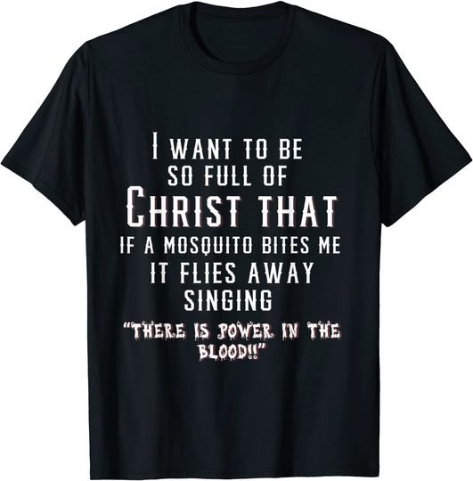 Christ Christian Mosquito Joke T-Shirt