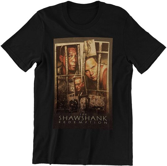 The Shawshank Redemption Andy Dufresne and Red Movie Posters  Unisex Tshirt