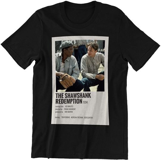 The Shawshank Redemption Andy Dufresne and Red Movie Posters Unisex Tshirt