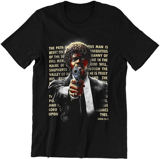 Nirvan Pulp Fiction Jules The Path of The Righteous Man Unisex Tshirt