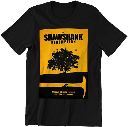 The Shawshank Redemption Minimal Movie Poster Mmpg Graphix Unisex Tshirt