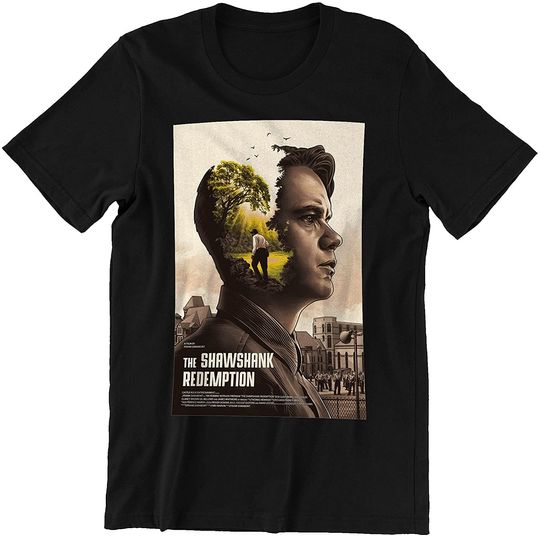 Nirvan The Shawshank Redemption Andy Dufresne Movie Posters  Unisex Tshirt