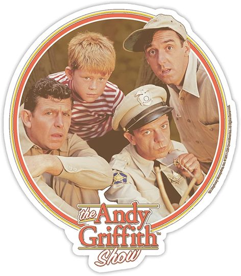 The Andy Griffith Show Club Garon Sticker 3"
