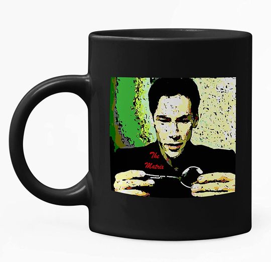 The Matrix Awesome Movie Star Keanu Reeves As Neo In The Matrix Mug 11oz