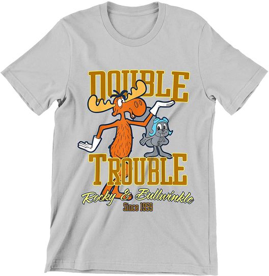 Rocky and Bullwinkle Double Trouble Shirt