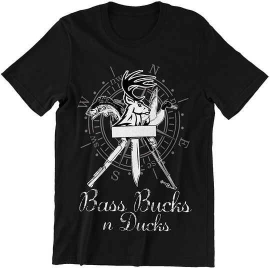 Hunting Bass Bucks N Ducks Hunting T-Shirt