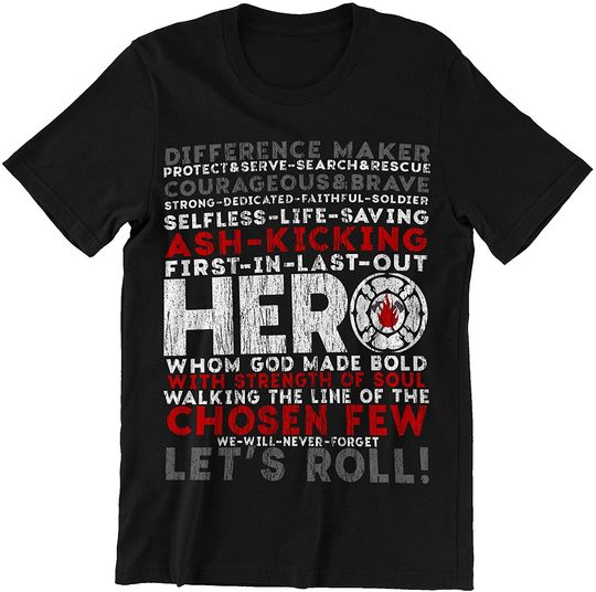 Firefighter Courageous Brave Ash Kicking with Strength of Soul Shirt