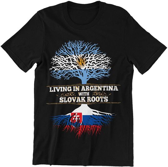 Argentina Slovak Living in Argentina with Slovak Root Shirt