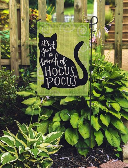 Garden Flag Decoration for Halloween Decoration,Its just a Bunch of Hocus Pocus