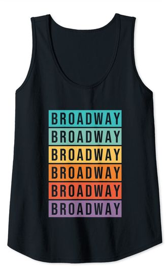 Colorful Musical Theater Broadway Tank Top