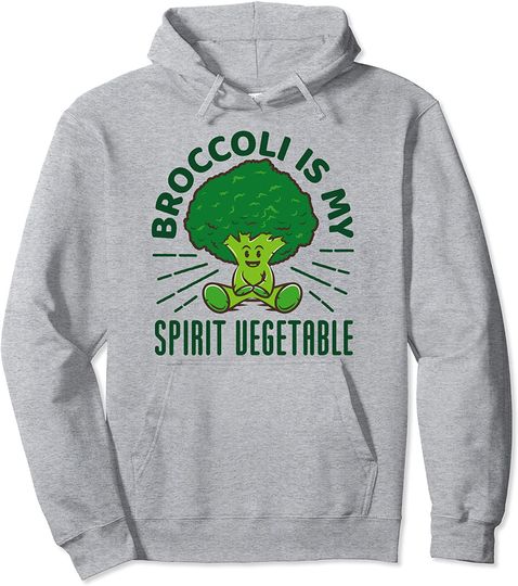 Veggie Lover Funny Broccoli Food Quote  Healthy Eating Hoodie