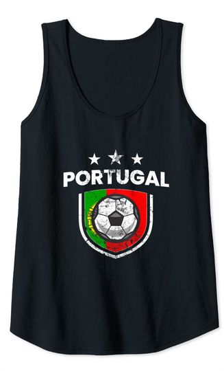 Portuguese Football Team Portugal National Country Flag Tank Top