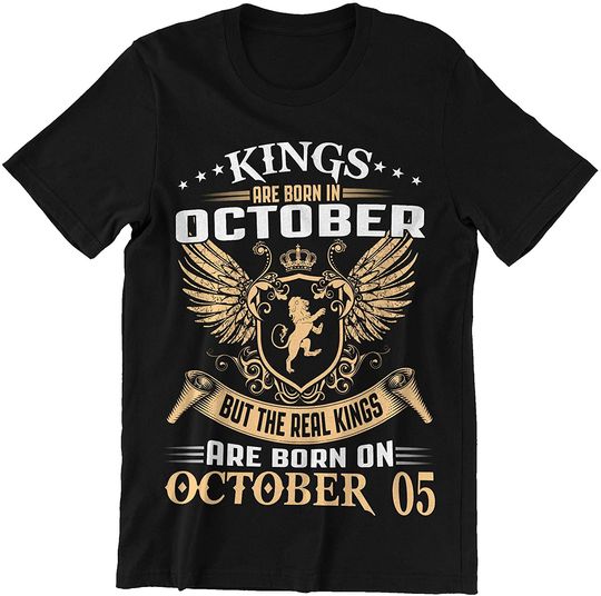 October Real King Born On October 05 Shirt