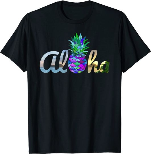Cute Aloha Hawaii Pineapple Mermaid T Shirt