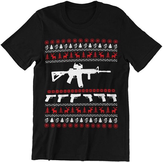 Gun Christmas Merry Christmas Shirt