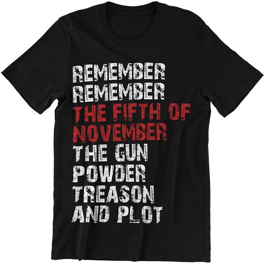 Gun Remember The Fifth of November Shirt