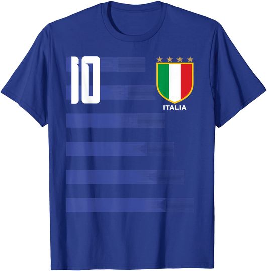 Italia Jersey Italiano Calcio Soccer T Shirt
