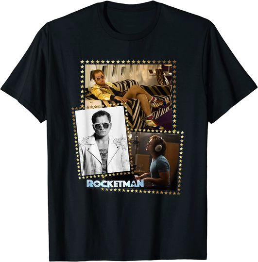 Rocketman Movie Elton John Montage T-Shirt