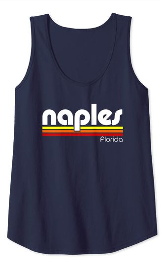 Retro Naples Florida Tank Top