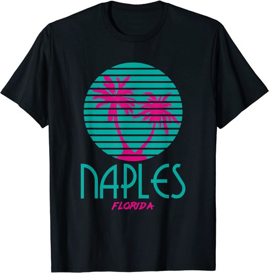 Naples Florida Souvenirs 80s FL Palm T Shirts