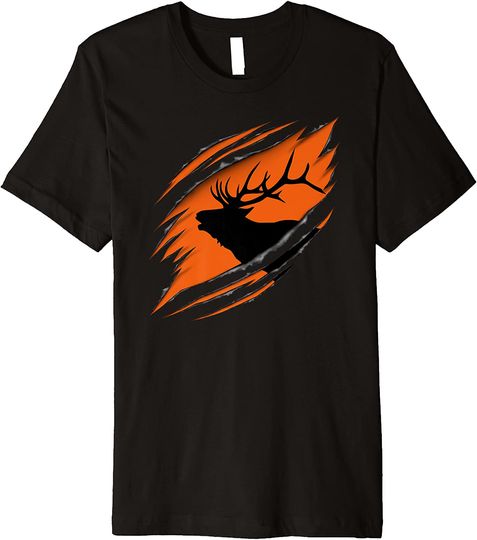 Elk Hunting Premium T Shirt