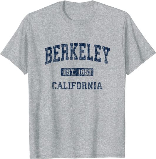 Berkeley California CA Vintage Athletic Sports Design T Shirt