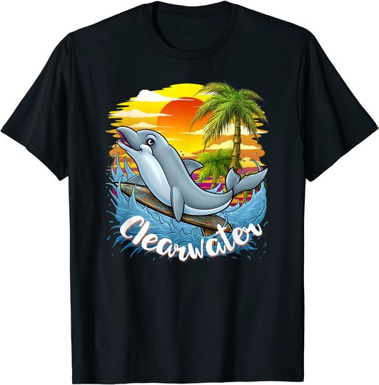 Clearwater Beach Dolphin T Shirt Florida Spring Break T Shirt