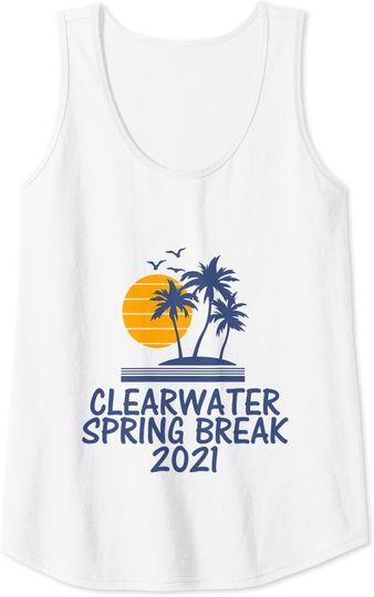 Clearwater Florida FL Spring Break 2021 Beach Party Week Tank Top