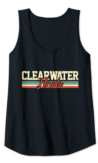 Clearwater Florida Retro Tank Top