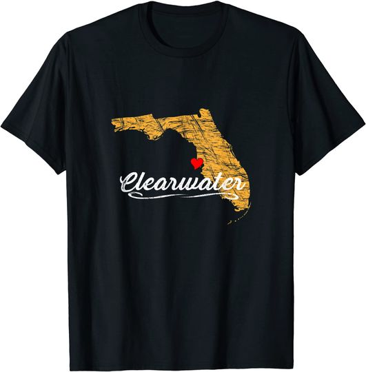 City of Clearwater - Florida Vacation Souvenir T Shirt