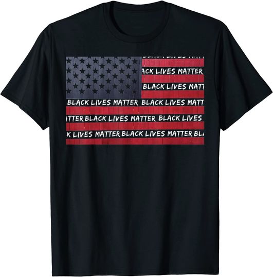 American Flag Classic BLM T-Shirt