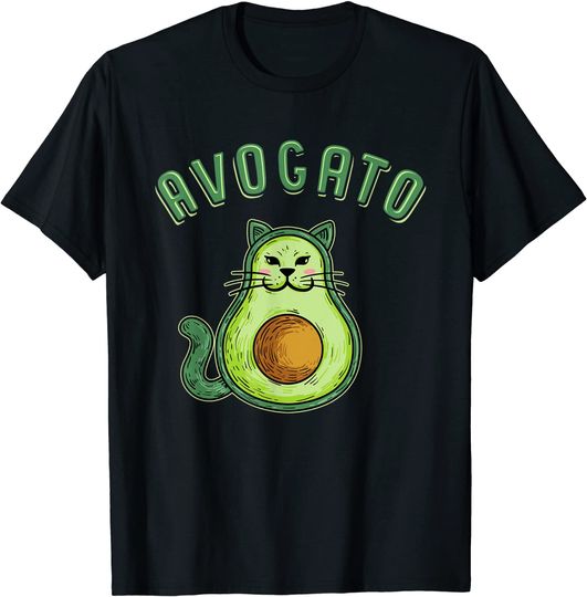 Avogato Cinco de Mayo Avocado Cat T Shirt
