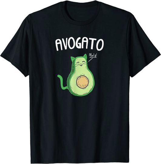 Avogato Spanish Avocado Cat T Shirt