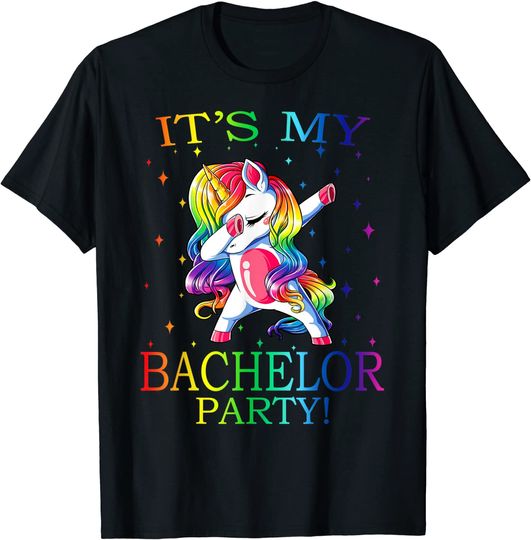 It's My Bachelor Party Unicorn T Shirt